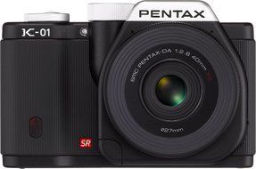 Pentax K-01 16MP APS-C CMOS Mirrorless Digital Camera Kit with DA 40mm Lens (White) N4