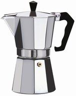 Wee&#039;s Beyond 7526-03 Brew-Fresh Aluminum Espresso Maker, 3 Cup, Silver
