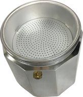 Wee&#039;s Beyond 7526-03 Brew-Fresh Aluminum Espresso Maker, 3 Cup, Silver N2