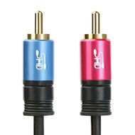 SHD 2 RCA Cable Stereo Audio 2RCA Male to 2RCA Male Premium Sound Quality OFC Conductor Dual Shielding Gold Plated... N6