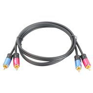 SHD 2 RCA Cable Stereo Audio 2RCA Male to 2RCA Male Premium Sound Quality OFC Conductor Dual Shielding Gold Plated... N9