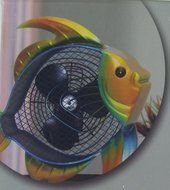 Decorative Portable Fan, FISH 14.5&quot; x 15.75&quot;