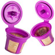 Brewneo - 2 Reusable K Cup Coffee Filters for Keurig 2.0 - K200, K300, K400, K500 Series and 1.0 Brewers - 24k...