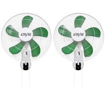 Active Air Fan - (2) Hydrofarm ACF16 16" Wall Mountable Oscillating Hydroponic Grow Fans