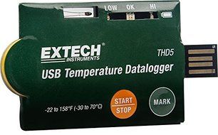 Extech THD5 USB Temperature Dataloggers (Pack of 10) by Extech