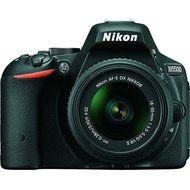 Nikon D5500 DX-format Digital SLR w/ 18-55mm VR II Kit (Black) N12