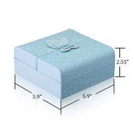 Gifts formom-Butterfly Travel Jewelry Display Storage Box Earring Ring Case Bracelet Organizer Best Gifts for... N3