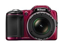 Nikon COOLPIX L830 16 MP CMOS Digital Camera with 34x Zoom NIKKOR Lens and Full 1080p HD Video (Red) (Discontinued... N6