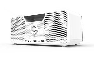 Dashbon Flicks Mobile Cordless Boombox Projector Model 280WH N17