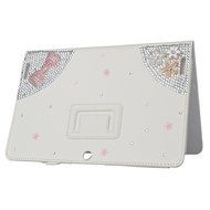 KAKA(TM) 3D Handmade Rhinestone Crystal PU Leather Stand Folding Protective Tablet Case Cover For Acer Iconia... N15