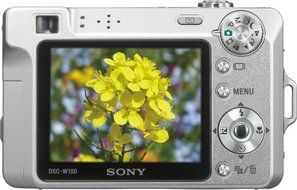 Sony Cybershot DSC-W100 8.1MP Digital Camera with 3x Optical Zoom N4
