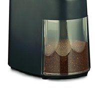 100 Watts Commercial Grade Solid Conical Steel Burr Coffee Grinder, Black