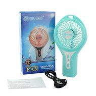 Security USB Mini Cooling Fan Hand Held Personal Fan and 2200MA Rechargable Lithium Battery Ventilador with Adjustable... N7