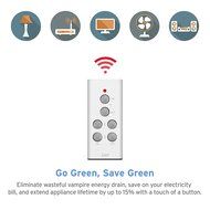 Etekcity Wireless Remote Control Electrical Outlet Switch for Household Appliances, White (Learning Code, 1Rx-... N13