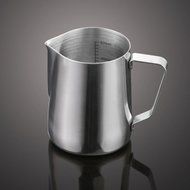 Decembervii 20Oz(600ml) or 12 Oz(350ml) Stainless Steel Frothing Pitcher For Coffee and Milk (12Oz) N3