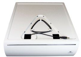APG VTC320-AW1617 Stratis Cash Drawer with Chrome Accent, White N2