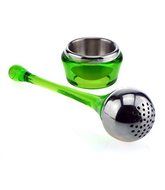 Sagaform Tea Strainer with Holder, Green