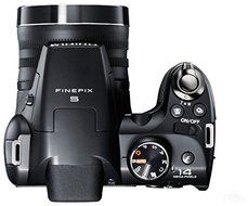 Fujifilm FinePix S4300 14 MP Digital Camera with Fujinon 26x Wide Angle Optical Zoom (Black) N3