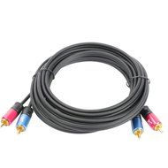 SHD 2 RCA Cable Stereo Audio 2RCA Male to 2RCA Male Premium Sound Quality OFC Conductor Dual Shielding Gold Plated... N12