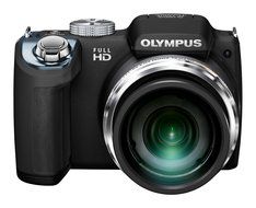 Olympus SP-720UZ 14MP 26x Opt Zoom 3-Inch LCD Digital Camera - Black N4