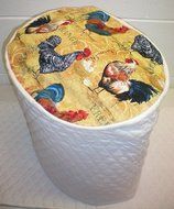 Quilted Rooster Keurig B40 B45 K45 B60 K65 Brewing Systems Cover (Black)