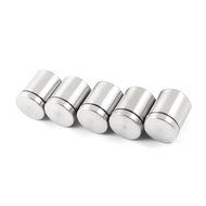 TOOGOO(R) 10 PCS 25mm x 30mm Stainless Steel Frameless Standoff Clamp for Glass