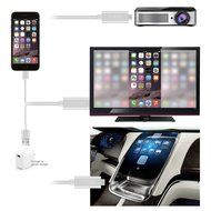 HDMI to iphone, STOUCH 6.6 Ft Lightning MHL To HDMI Cable 1080P HDTV Adapter For iPhone 5 5S 6 6s Plus and iPad... N23