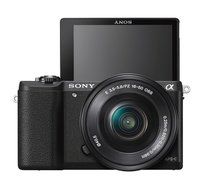 Sony a5100 16-50mm Mirrorless Digital Camera with 3-Inch Flip Up LCD (White) N22