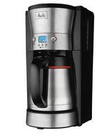 Melitta 10-Cup Coffee Maker with Vacuum Stainless Thermal Carafe (46894A)