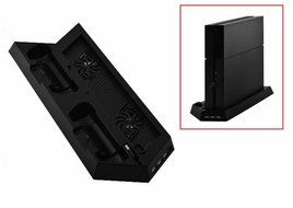 Unifire&reg; Playstation 4 Ps4 Gaming Console 2 Cooling Coolers Fans with Dual USB Charger Dock Station Charging Bracket...