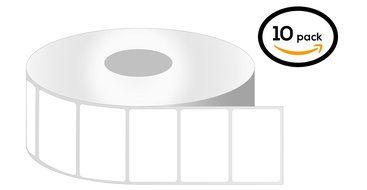 1 Inch Core - 1.5 x 0.5 Zebra Compatible Direct Thermal Labels 10 Rolls for Zebra Desktop Printer GC420d GC420t... N2