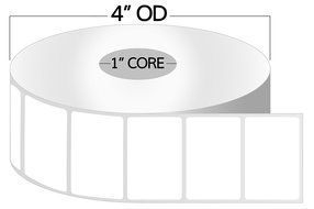 1 Inch Core - 1.5 x 0.5 Zebra Compatible Direct Thermal Labels 10 Rolls for Zebra Desktop Printer GC420d GC420t... N3