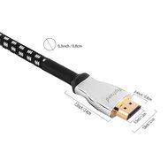 Toptrend High Speed 21Gbps HDMI Cable -Gold Plated Connector Tips- with Ethernet-Supports Ultra HD 4K 60Hz 3D... N18