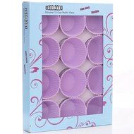Jacobake Silicone Cupcake Liners Reusable Silicone Muffin Liners Silicone Muffin Cups for Baking(12 Pack Red)... N2