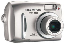 Olympus FE-110 5MP Digital Camera with 2.8x Optical Zoom N3