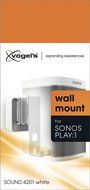 Vogel's SOUND series for SONOS, SOUND 4201W for SONOS PLAY 1, Wall Mount, White/Silver (single mount) N40