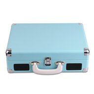MUSITREND Record Player Classic Portable Suitcase 3 Speed Stereo Turntable with Built-in Speakers, PC Recorder... N4