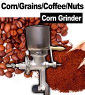 New Heavy Duty Cast Iron Corn Grain Coffee Grinder Mill