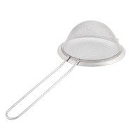 uxcell Metal Household Wire Mesh Soybean Milk Tea Strainer Filter Silver Tone