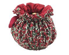 Tea Cozy Fully Lined in Contrast Fabric 8 Cup Size (Mod Cherries) N2