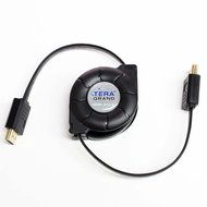 Tera Grand RETH-WH96-BK HDMI A Male to A Male Retractable Cable, 3-Feet N20