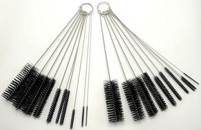 UHQ 8.2 Inch Kitchen Nylon Tube Brush Cleaning Brushes,10 Pcs N2