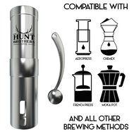 Hunt Brothers Coffee Grinder | Best Conical Burr for Precision Brewing | Consistent Grind | Top Rated Coffee Mill... N2