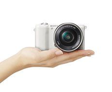 Sony a5100 16-50mm Mirrorless Digital Camera with 3-Inch Flip Up LCD (White) N27