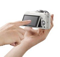 Sony a5100 16-50mm Mirrorless Digital Camera with 3-Inch Flip Up LCD (White) N29