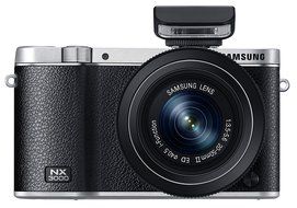 Samsung NX3000 Wireless Smart 20.3MP Mirrorless Digital Camera with 16-50mm OIS Power Zoom Lens and Flash (Black) N49