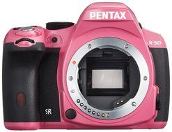 Pentax K-50 16MP Digital SLR Camera with 3-Inch LCD - Body Only (Pink) - International Version N29
