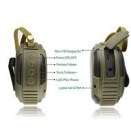 Waterproof Bluetooth Speakers, Mindkoo Smart Wireless Portable Outdoor Speaker for iPhone, Android phone, Tablet... N9