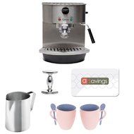 Jura 119 Stainless Steel Pump Espresso and Cappuccino Machine + Stainless Steel 18/8 gauge 20 oz Frothing Pitcher...