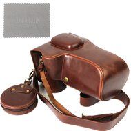 xhorizon TM FL1 Full Protection Bottom Opening Version Protective Leather Camera Case Bag with Tripod Design for... N10